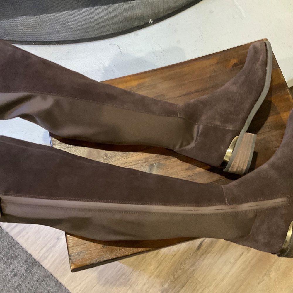 NWT Blondo Women's Over the Knee Boots Valina Suede Dark Brown Size 7.5 - Picture 6 of 9